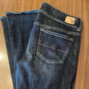 American eagle double button jean